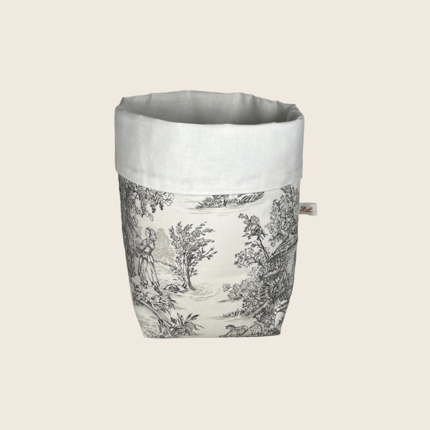 Panier de rangement en tissu Colette