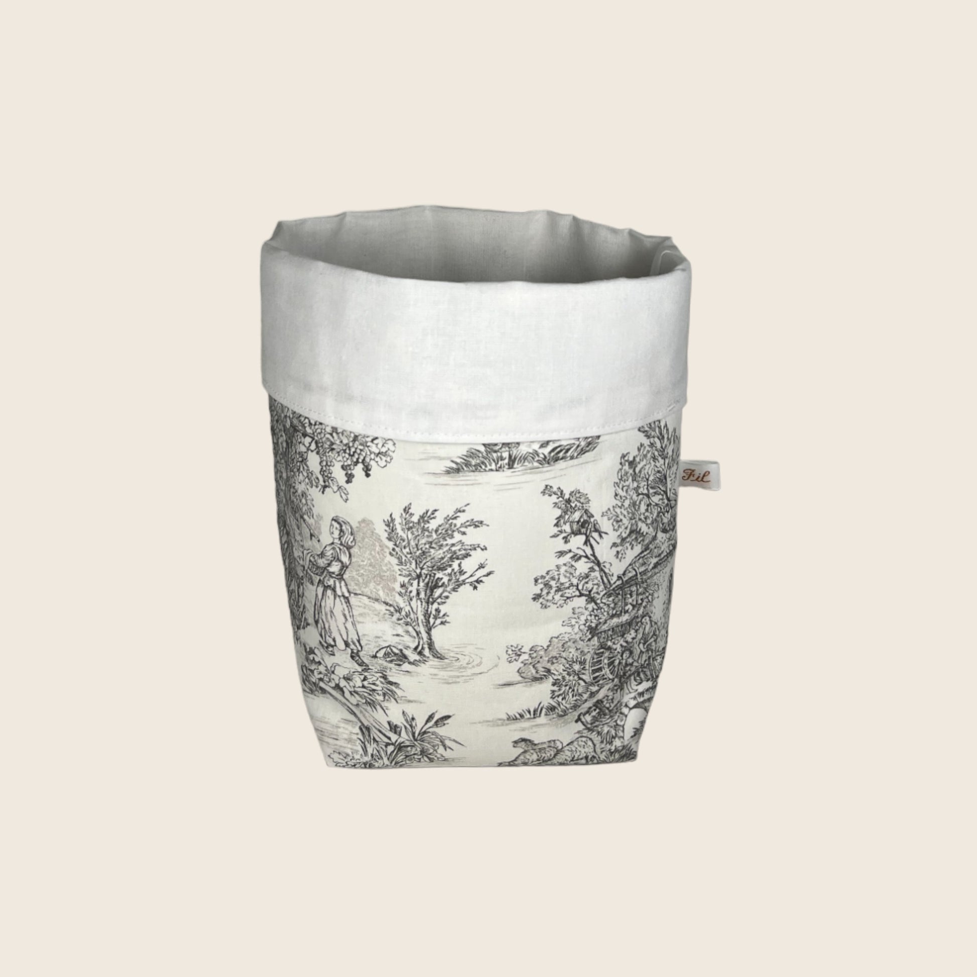 Panier de rangement en tissu Colette