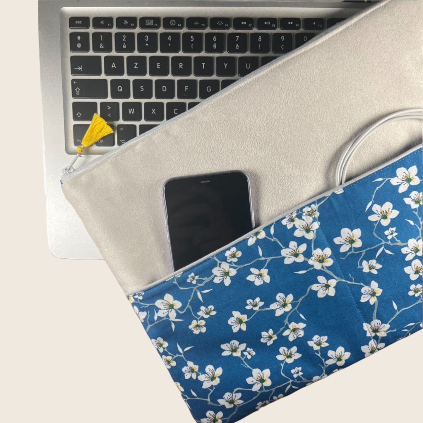 Pochette ordinateur femme Amandine